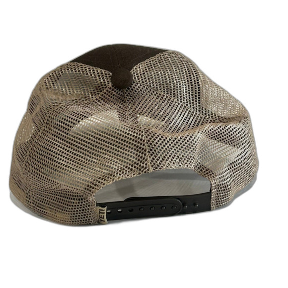 Yeti Coolers Hat Cap Color Brown Tan Snapback Truckers Breathable Cap - Picture 7 of 12